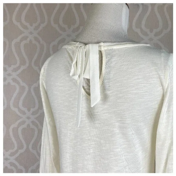 Lauren Conrad Ivory Lace Knit Top - Picture 6 of 11